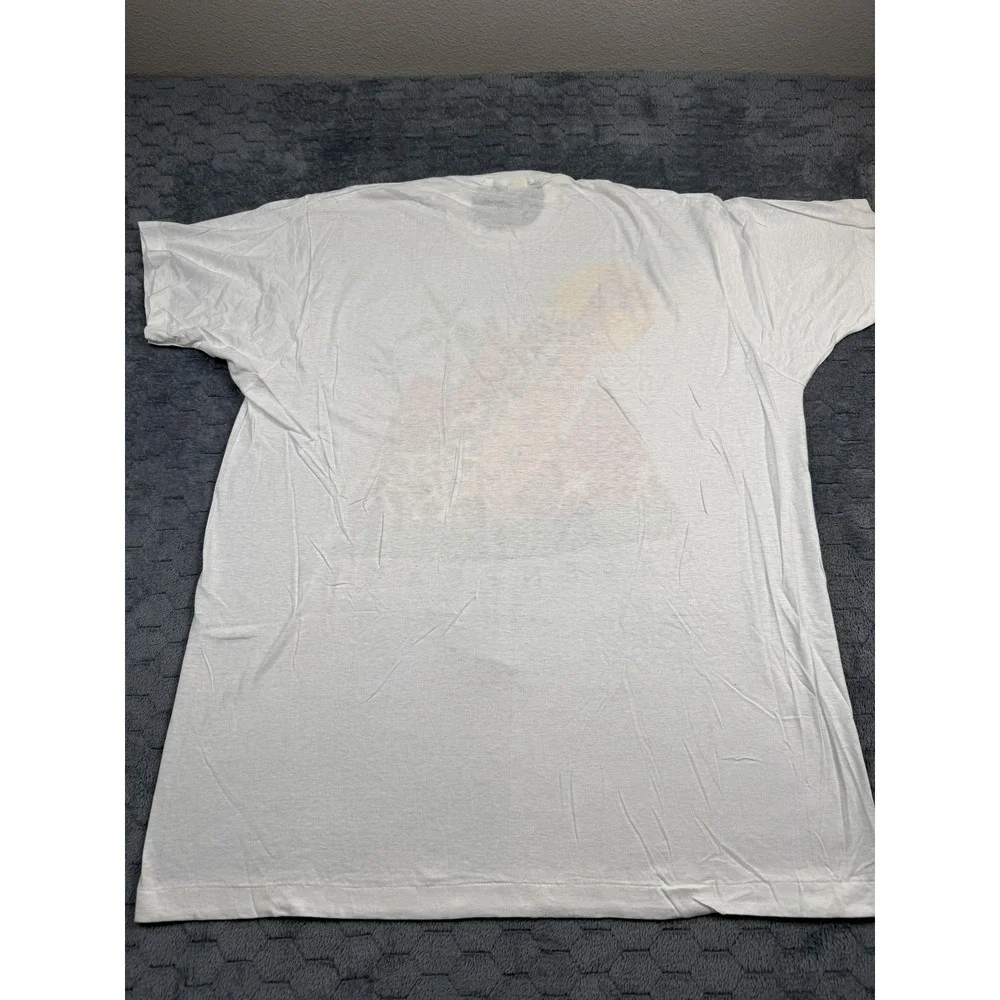 Vintage Greenpeace Shirt Mens 3XL Giraffe Graphic Nature Animal Art 1988‎ 80s